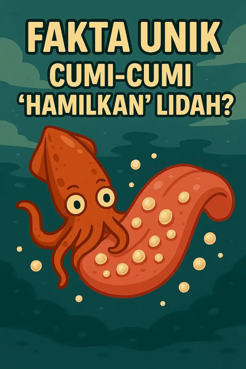 Image from RecehFact | Fakta & Humor Harian🔎: Fakta Unik: Cumi-Cumi Bisa "Hamilkan" Lidah Manusia?! ────────────────...