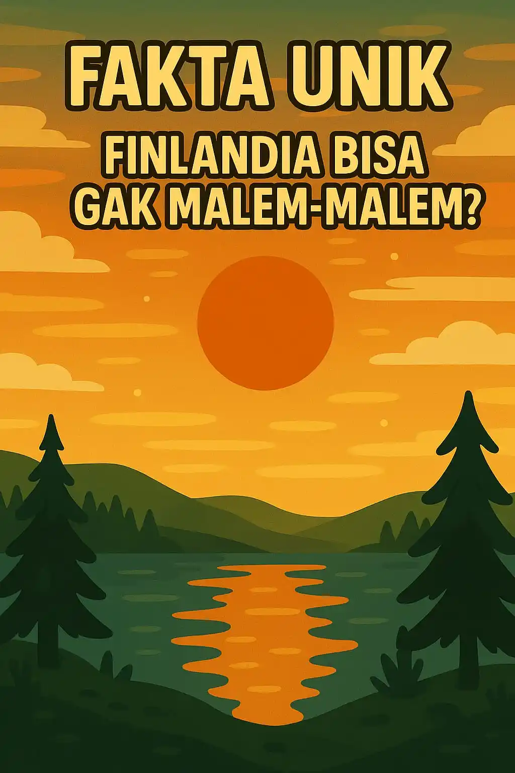 Image from RecehFact | Fakta & Humor Harian🔎: Fakta Unik: Finlandia Bisa Gak Malem-Malem?! ──────────────────── Di F...