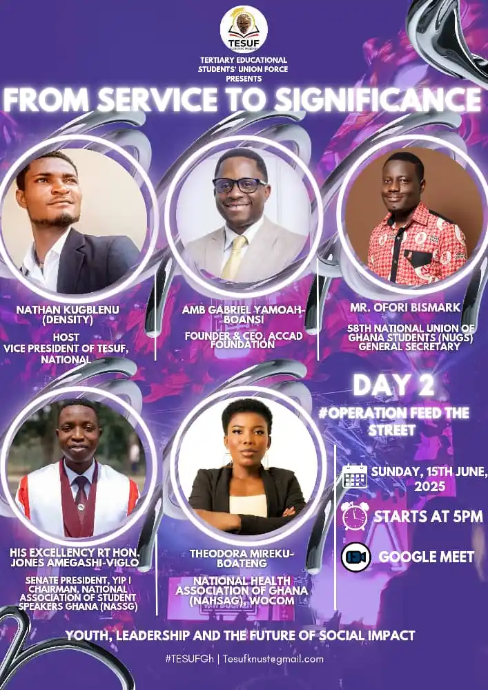 Image from 𝐃𝐄𝐍𝐒𝐈𝐓𝐘★⃝𝐈𝐍𝐒𝐏𝐈𝐑𝐄𝐑░⃝🌹: *🇬🇭🎭TESUF*🎭🇬🇭 *Tertiary Educational Students' Union Force* *≈≈≈≈...