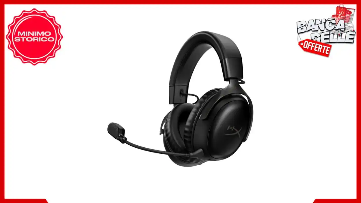 Image from Banca delle Offerte: *🎮 HyperX Cloud III Wireless, Cuffie da Gaming Senza Filo, Connession...