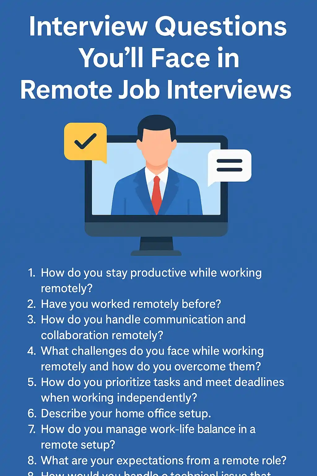 Image from Talentboxjob: 🎯 Interview Questions You’ll Face in Remote Job Interviews The remote...