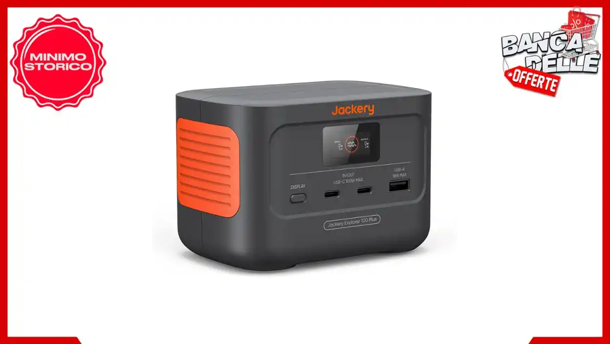 Image from Banca delle Offerte: *🔋 Jackery Explorer 100 Plus, stazione di alimentazione portatile da ...