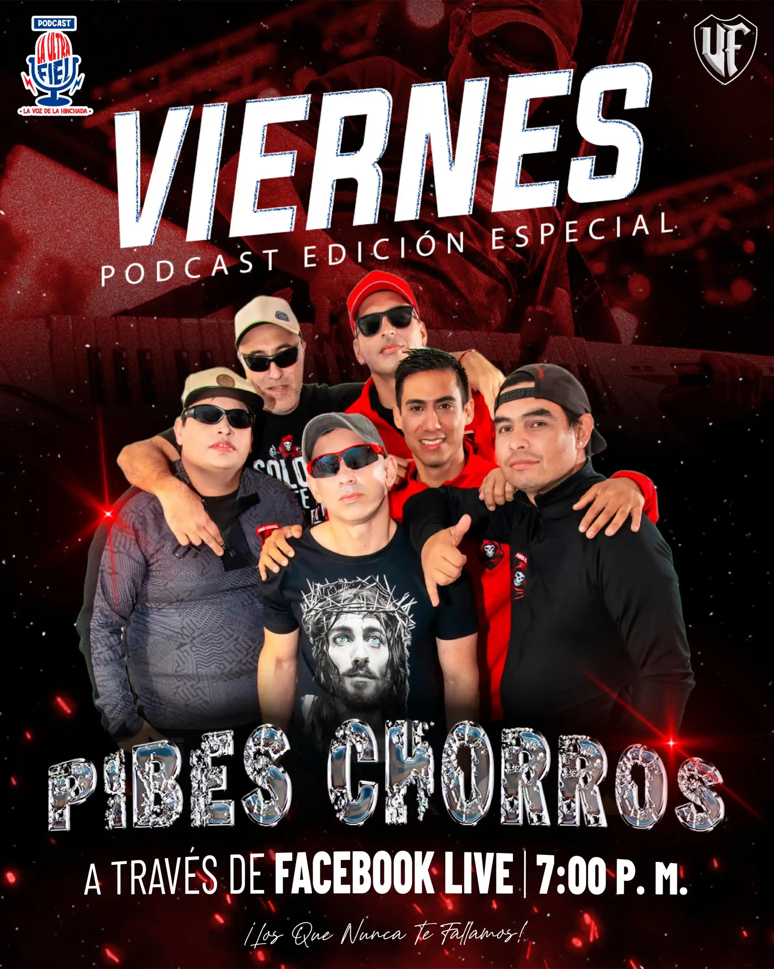 Image from La Ultra Fiel: ¡MAÑANA, VIERNES DE PÓDCAST CON LOS PIBES CHORROS! 🎙️🎶🔥 No te podé...