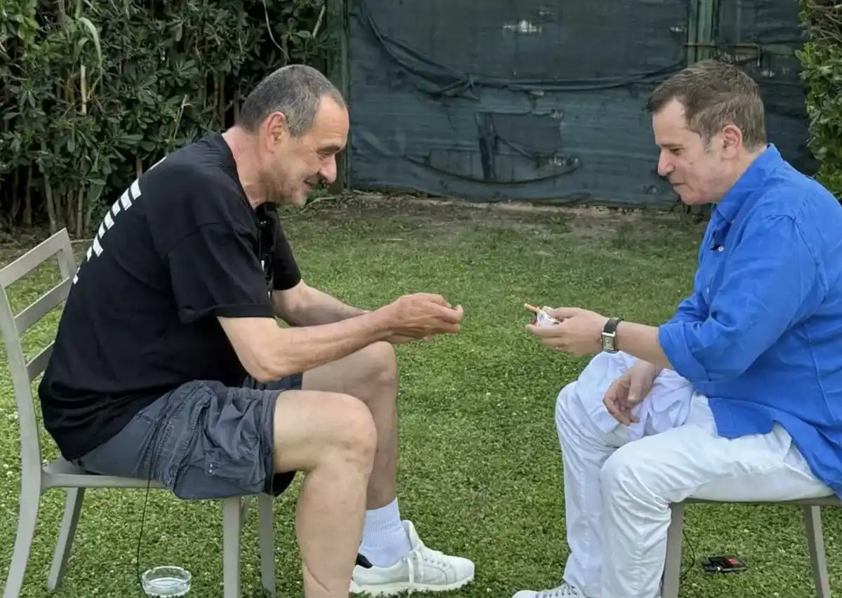 Image from LiveScore: Maurizio Sarri on Saudi money: "I would not accept even €18m-a-season ...