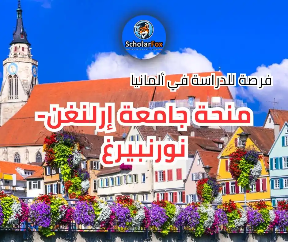 Image from ScholarFox: *منحة جامعة إرلنغن نورنبيرغ* الدراسة في: المانيا 🇩🇪 2025 🔹المؤسس...