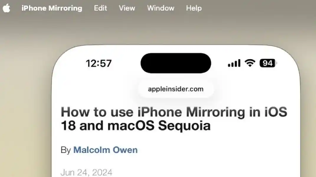 Image from AppleX4: 🚫 Nada de iPhone mirroring ni Live Activities del Mac para Europa. Ap...