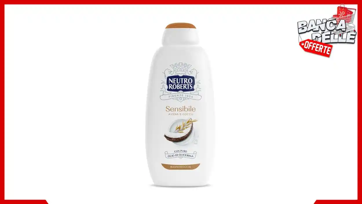 Image from Banca delle Offerte: *🛁 Neutro Roberts Bagnoschiuma Corpo Sensibile con Avena e Cocco, Ide...