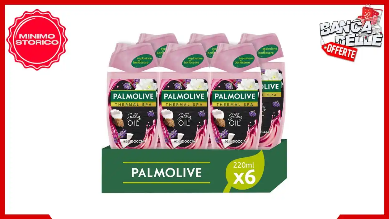 Image from Banca delle Offerte: *🛁 Palmolive bagnoschiuma Thermal Spa Silky Oil | Gel doccia con olio...