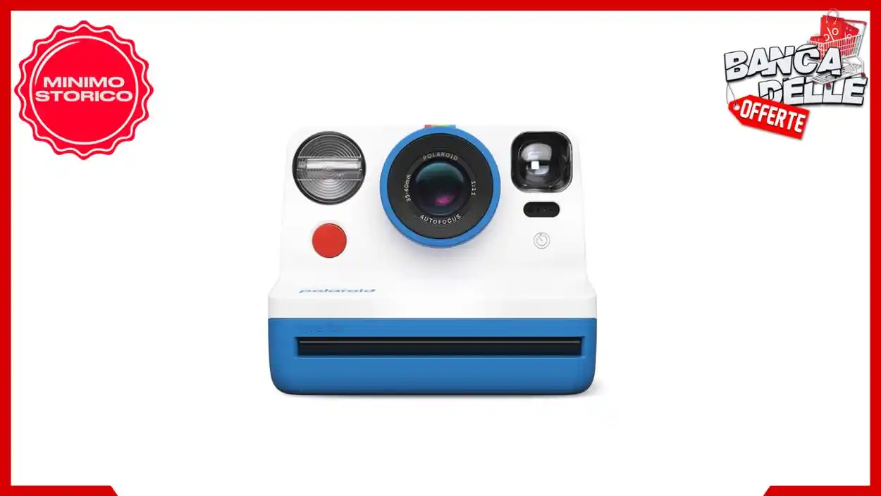 Image from Banca delle Offerte: *📸 Polaroid Now Fotocamera istantanea - Generation 2 - Blu*  *‼️ Mini...