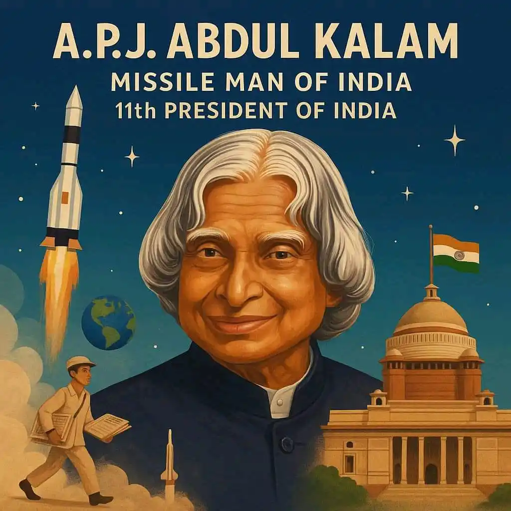 Image from 𝗜𝗻𝗱𝗶𝗮'𝘀 𝗚𝗼𝘃𝘁 𝗝𝗼𝗯 𝗡𝗲𝘄𝘀 𝗣𝗼𝗿𝘁𝗮𝗹: *"रामेश्वरम से राष्ट्रपति भवन तक: एक सपना जो आसमान छू गया"* 🇮🇳 डॉ. ए...