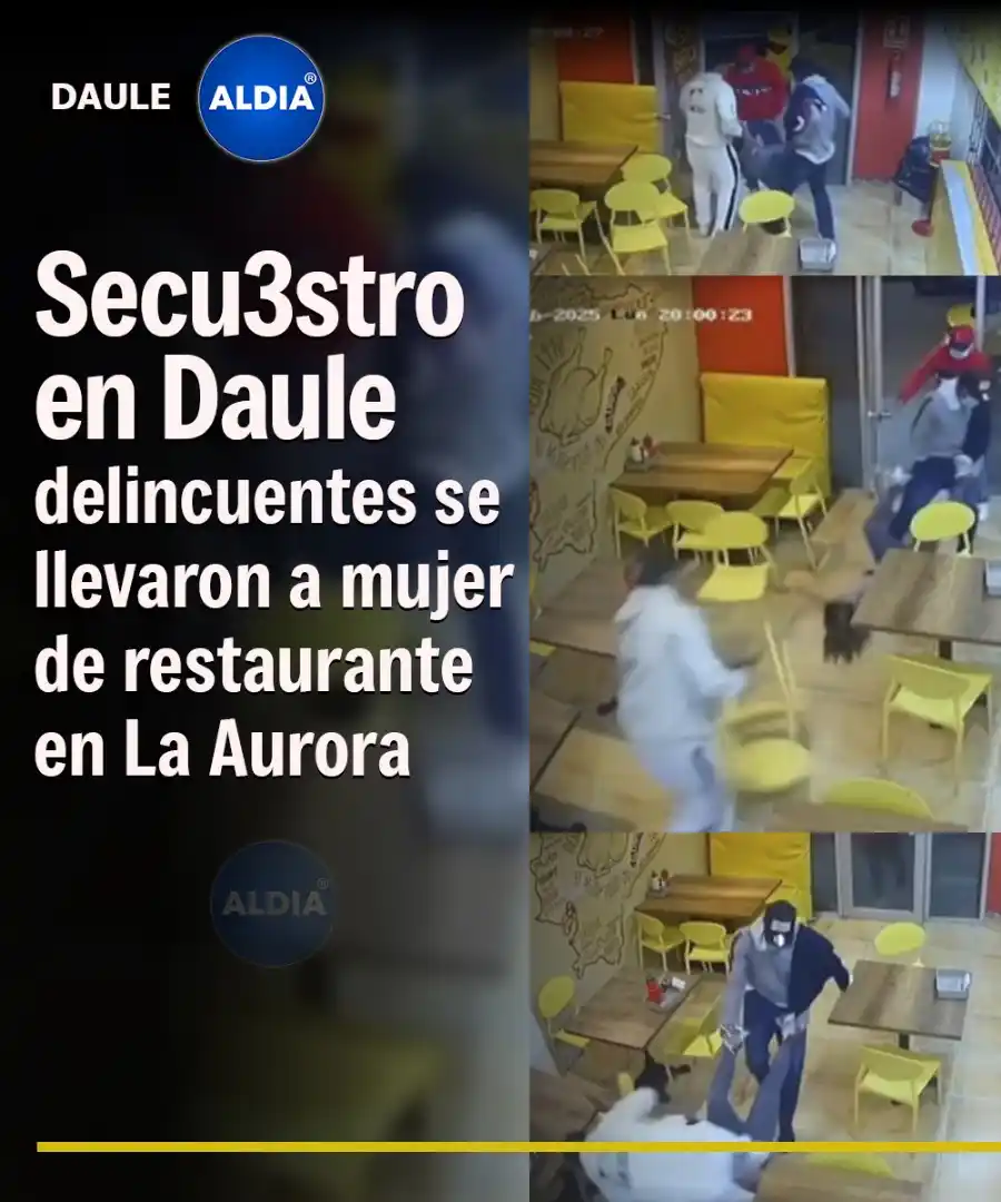 Image from ALDIA: Sujetos armados secuestran a mujer con violencia en un restaurante de ...