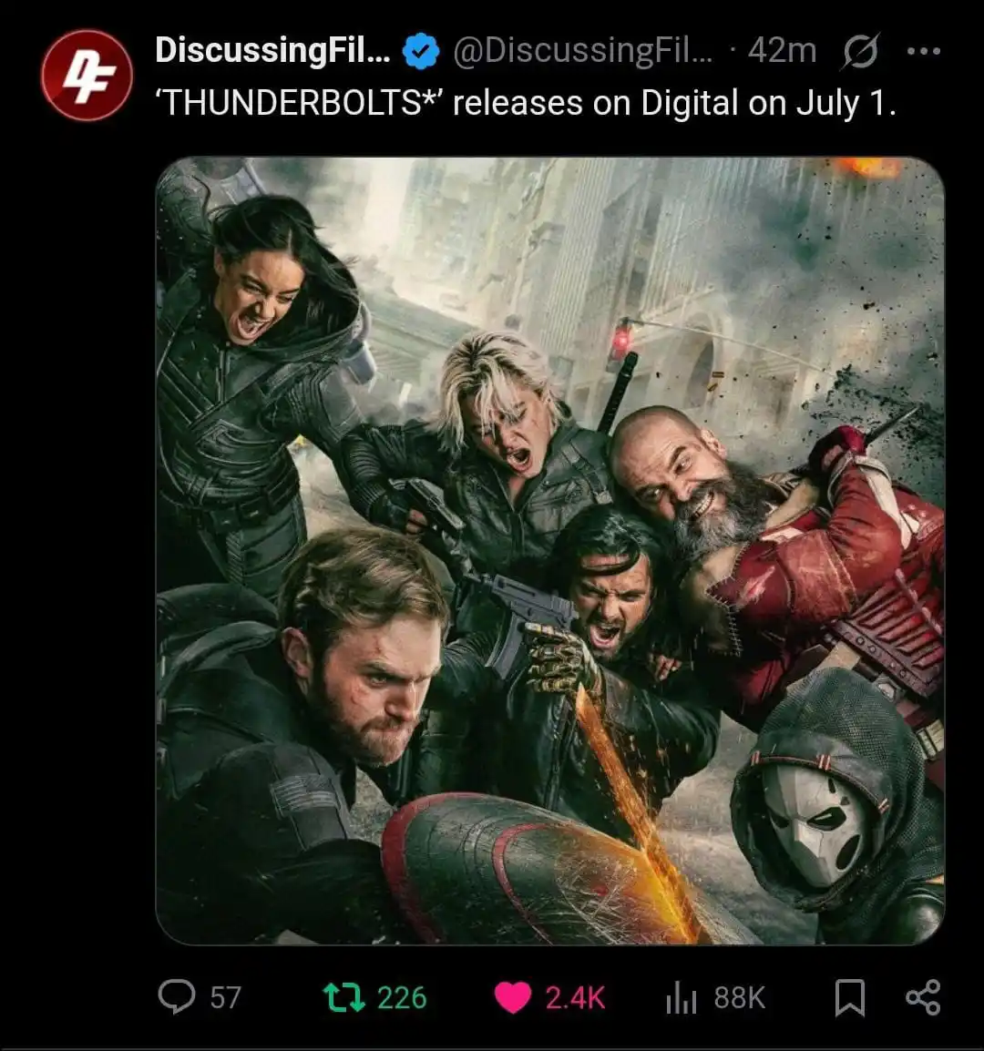 Image from Ruffg Movies And Series: THUNDERBOLTS will be available for downloading on July 1st. July is a...