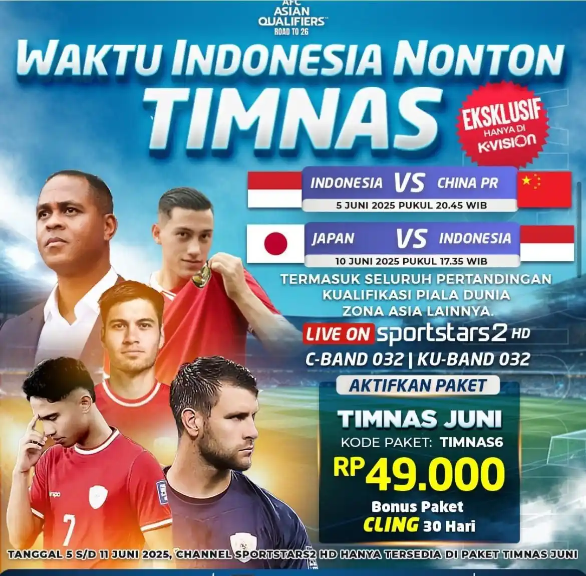 Image from Karvelo: Timnas Indonesia kembali bertarung di babak ketiga Kualifikasi Piala D...