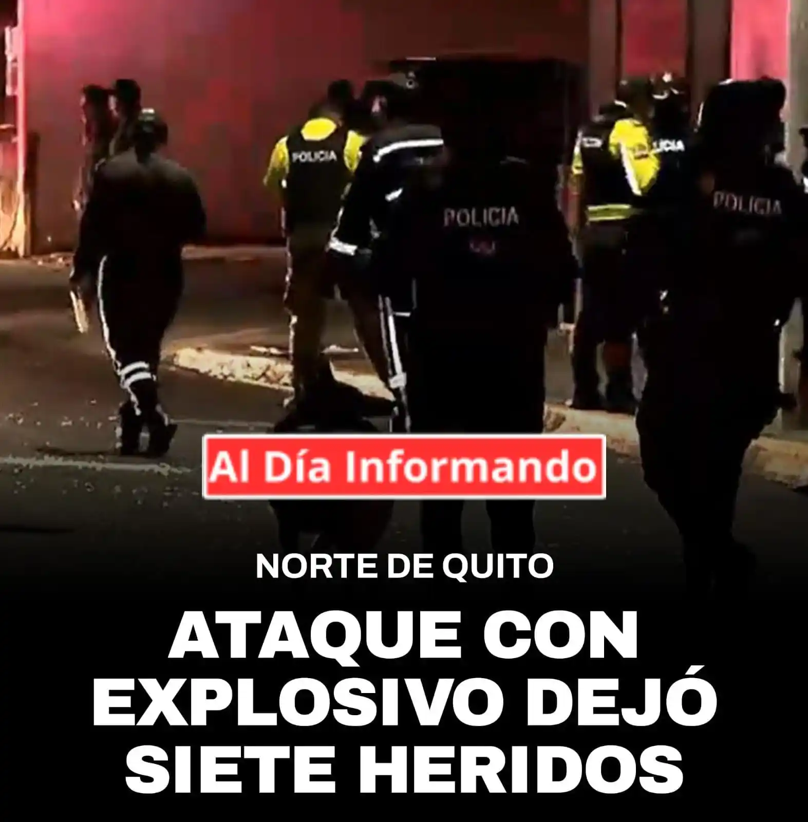 Image from AL DIA INFORMADO: Un artefacto explosivo fue detonado en los exteriores de un centro de ...