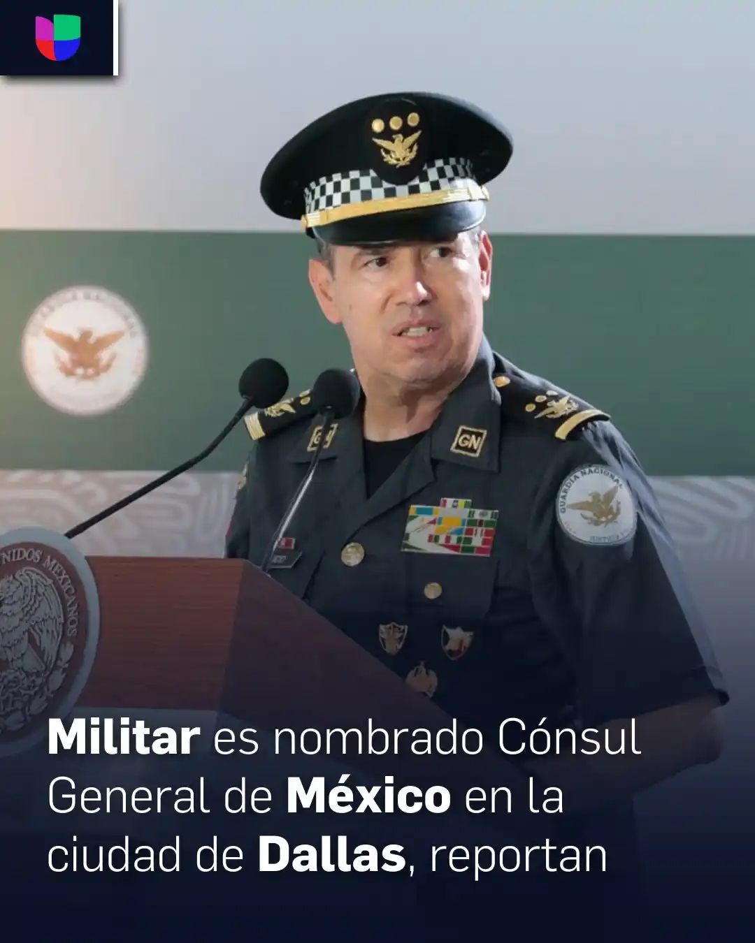 Image from Univision 23 DFW: Un militar será el nuevo Cónsul General de México en Dallas. Esto sabe...