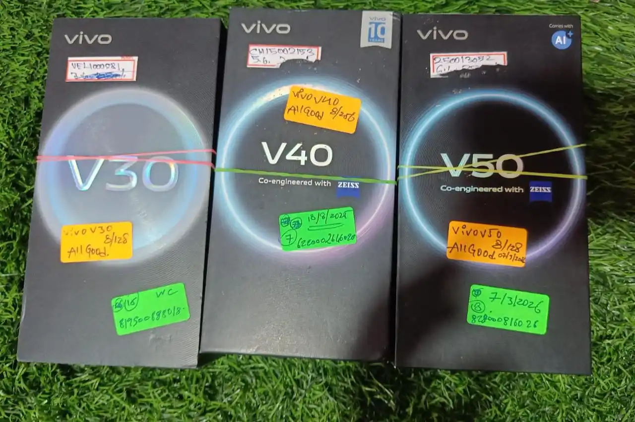 Image from Chandanmobileshop Used Mobiles: Vivo V30,V40,V50  Og lcd, all good condition mobile  All device workin...