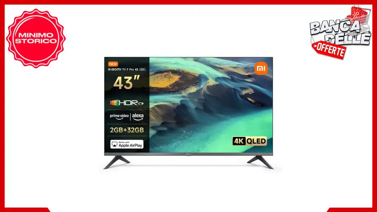 Image from Banca delle Offerte: *📺 Xiaomi TV F Pro 43,43 pollici (101 cm), 4K UHD QLED,Smart TV, Fire...