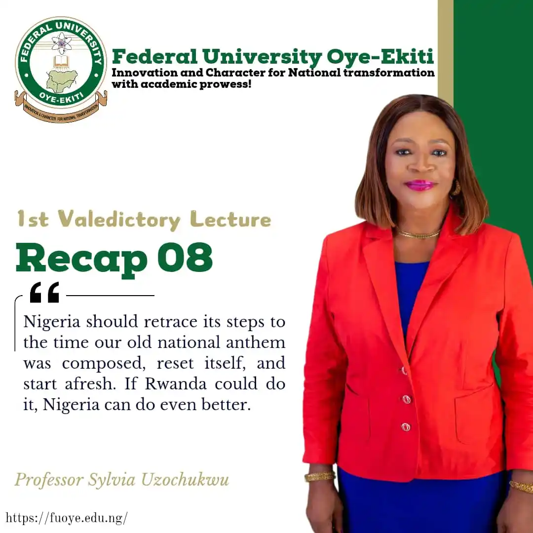Image from Federal University Oye-Ekiti: 1st Valedictory Lecture, Federal University Oye-Ekiti - Professor Sylv...