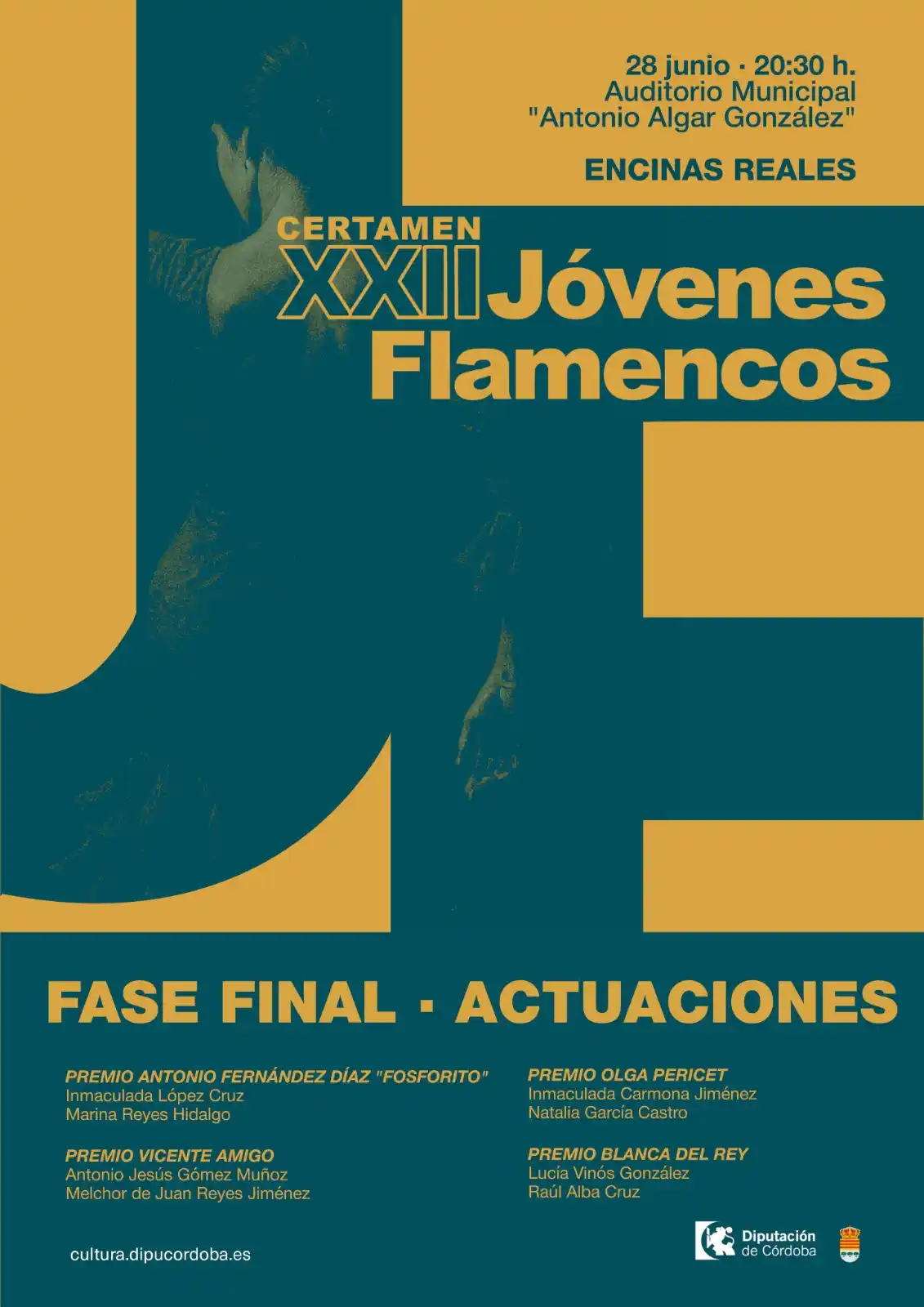Image from Ayuntamiento de Encinas Reales: 🎶 ¡28 de junio Gran Final del XXII Certamen de Jóvenes Flamencos! 📍 ...