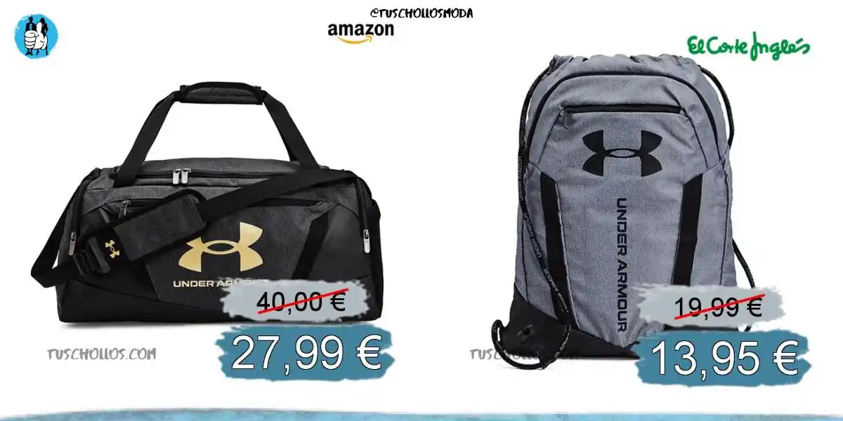 Image from tuschollosmoda!!!👟 Ofertas Y Chollos en Ropa,  Moda,  Zapas y Belleza: *📣 A PRECIAZO ESTAS BOLSAS DE DEPORTE UNDER ARMOUR* <a class="text-bl...