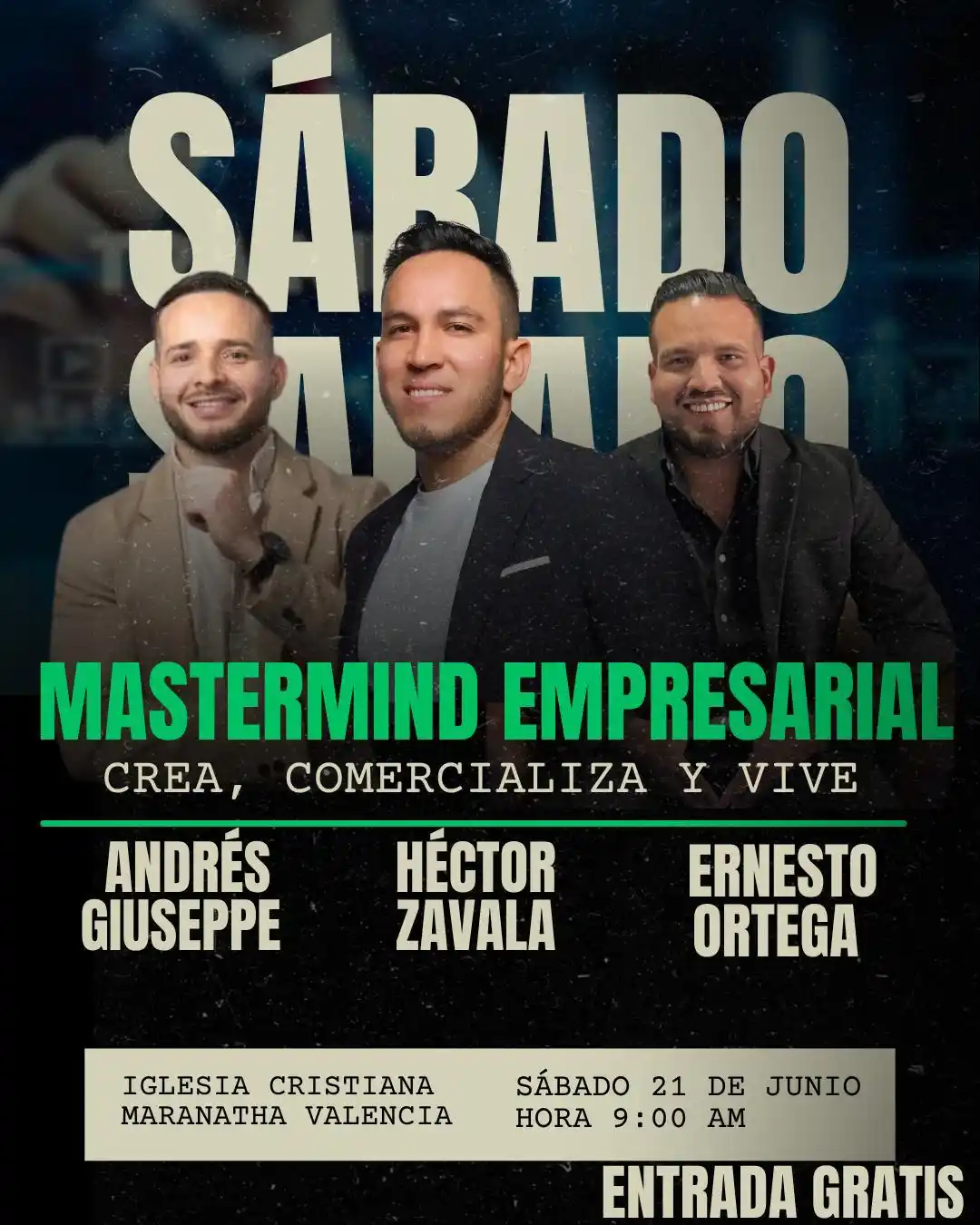 Image from Maranatha Venezuela: ¡Atención, amada Iglesia! Este sábado 21 de junio tendremos un Master...