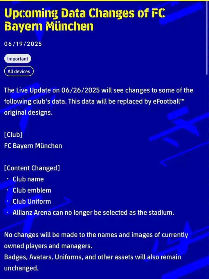 Image from eFootball: 🔴 Big News! FC Bayern München is leaving eFootball! 🔴 Konami has co...