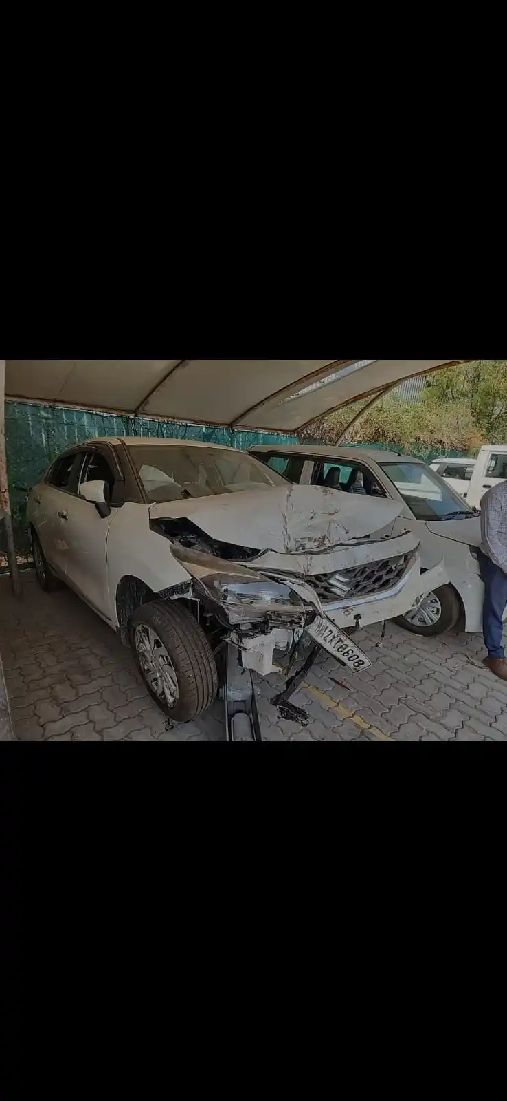 Image from SALVAGE CAR AUCTION INDIA : "Details :ONE KEY MISSING State: MAHARASHTRA Make: MARUTI Varient: BAL...