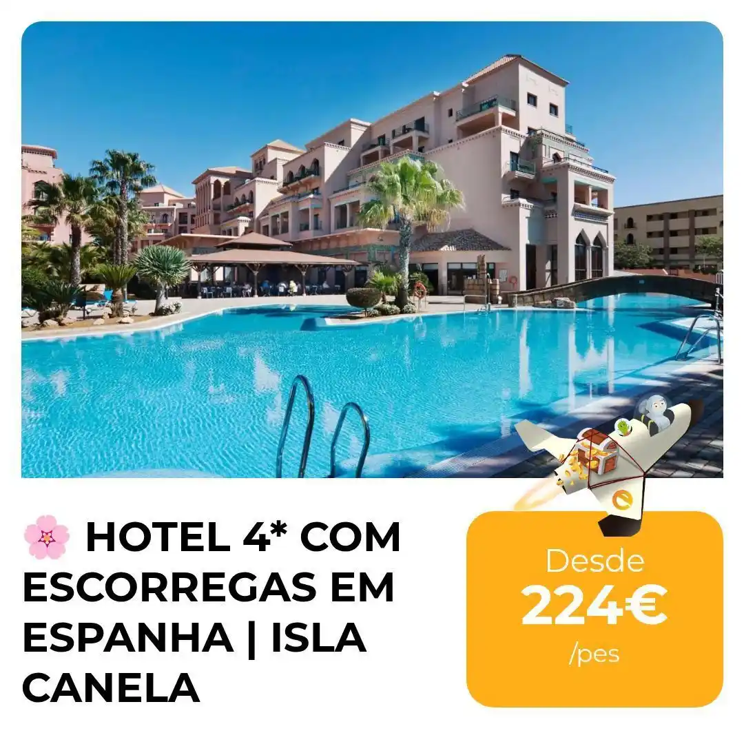 Image from Traventia.pt: 🌸 Estadia no Playacanela Hotel 4* com Pequeno-Almoço Incluído e Escor...