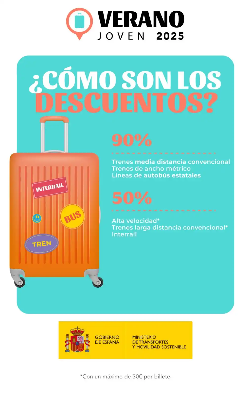 Image from Ayuntamiento de Encinas Reales: 🎒🌍¡Este verano se viaja más y se paga menos! 🚄Otro año más vuelve ...