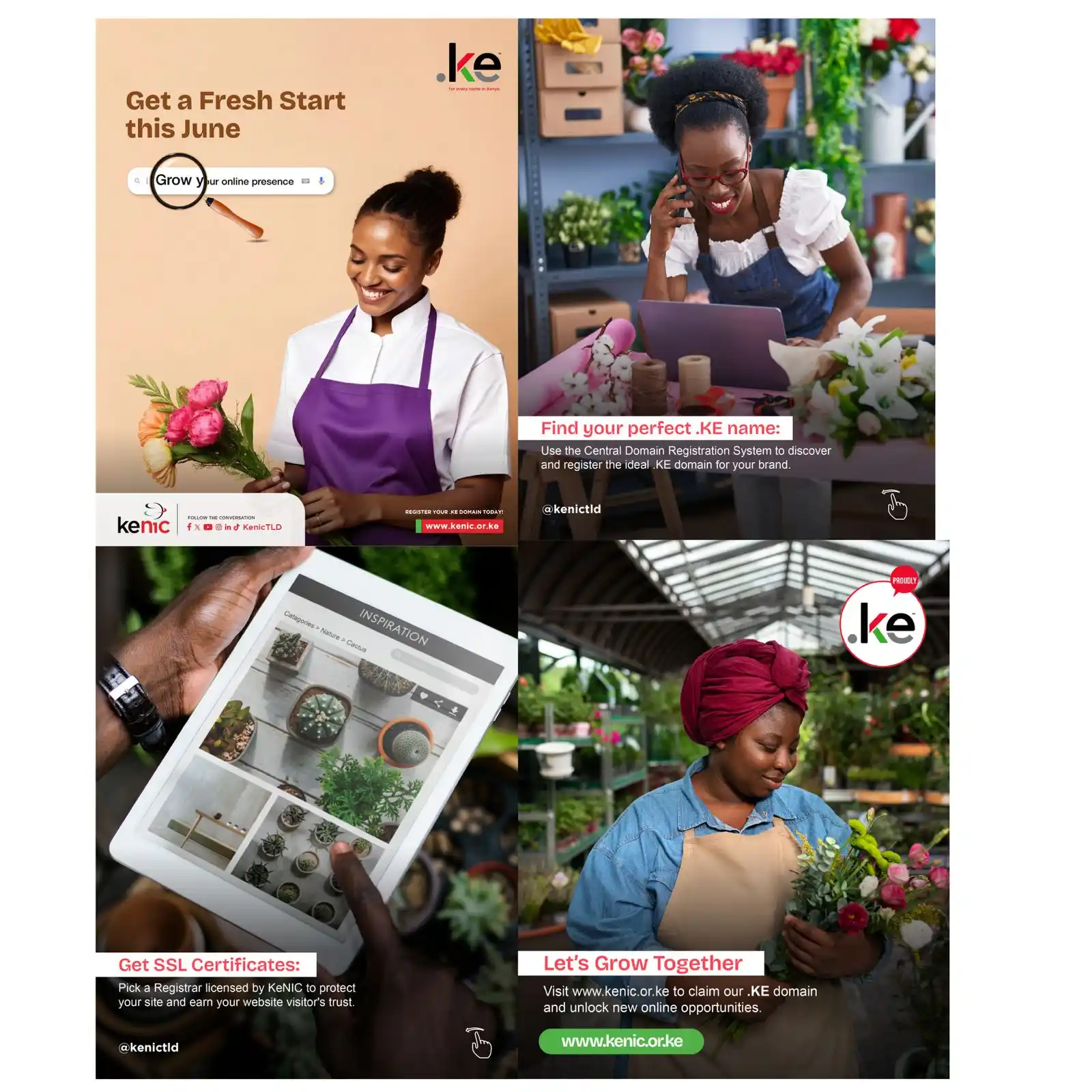 Image from Kenya Network Information Centre (KeNIC): Even in the middle of the year, it’s never too late to bloom 🌸 Get a ...