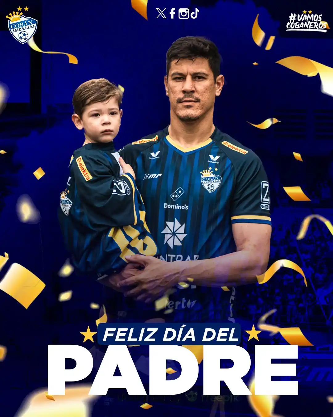 Image from CSD Cobán Imperial: Hoy celebramos al que enseñó que la pasión también se hereda 💙 Al que...