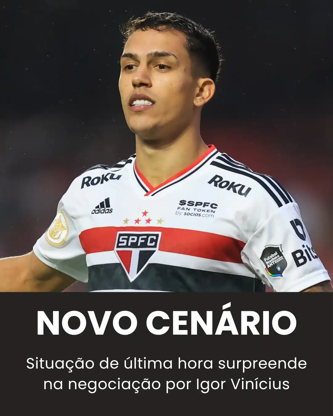 Image from Bolavip | Sou Santos: ⚠️Igor Vinícius no Santos tem reviravolta inacreditável e novidade de ...