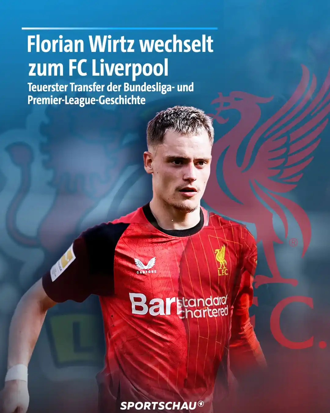 Image from Sportschau: ✔ Jetzt ist es endgültig fix: Florian Wirtz verlässt Bayer Leverkusen ...