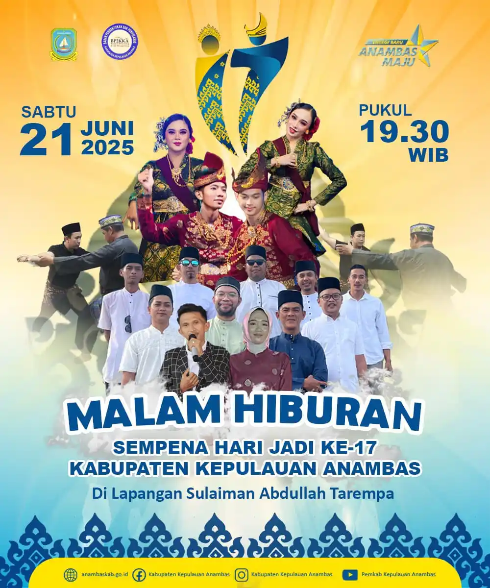 Image from @anambasinfo: 🎊Malam Hiburan. Sempena Hari Jadi Ke 17 Kabupaten Kepulauan Anambas. ...