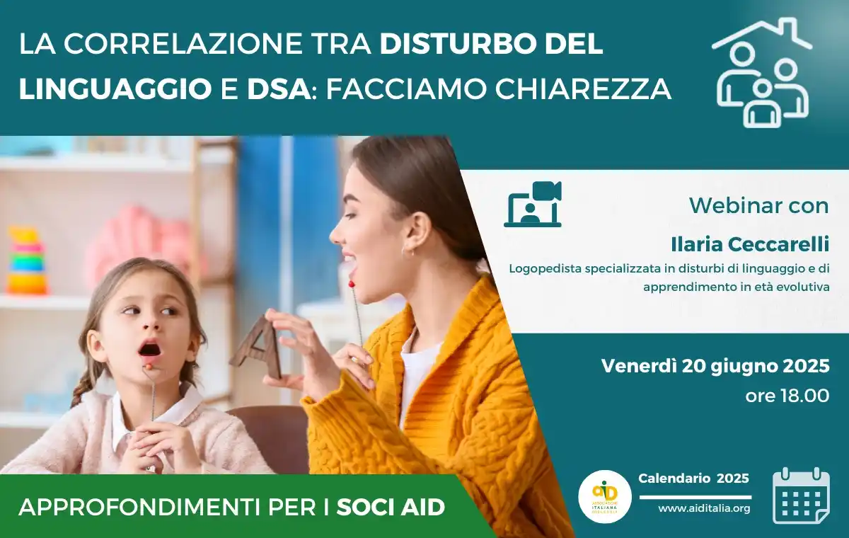Image from Associazione Italiana Dislessia: 📝 Non ti sei iscritto al *webinar di oggi* sul *Disturbo Primario del...