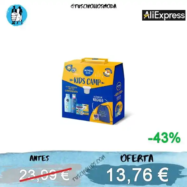 Image from tuschollosmoda!!!👟 Ofertas Y Chollos en Ropa,  Moda,  Zapas y Belleza: 🌞 *OFERTAZA PACK SOLAR NIVEA SUN VERANO!!* <a class="text-blue-500 ho...