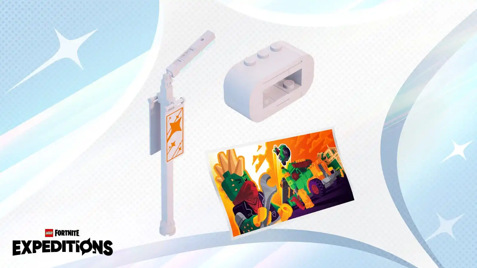 Image from 📢 FORTNITE BRASIL - Notícias & Vazamentos: 🎁 Para celebrar o lançamento do LEGO Fortnite Expeditions, haverá Dro...