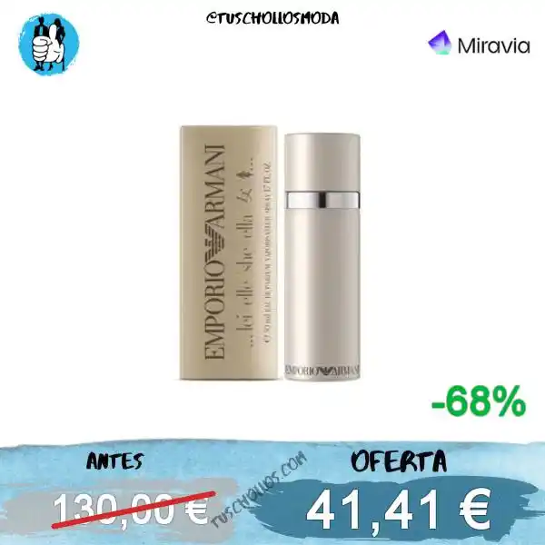 Image from tuschollosmoda!!!👟 Ofertas Y Chollos en Ropa,  Moda,  Zapas y Belleza: *☺️💥PERFUME EMPORIO ARMANI SHE 100ML EN GANGA!* <a class="text-blue-5...