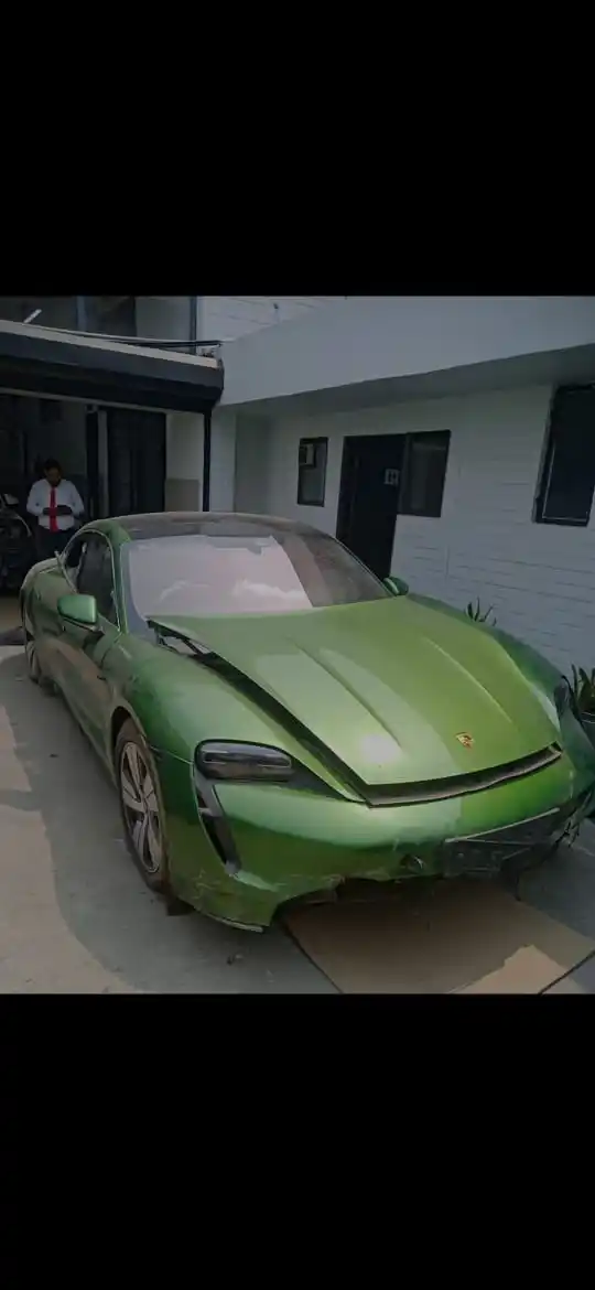 Image from SALVAGE CAR AUCTION INDIA : *PORSCHE TAYCAN 4S*  MODEL 2022 OWNERSHIP 1ST FUEL ELECTRIC  LOCATION ...