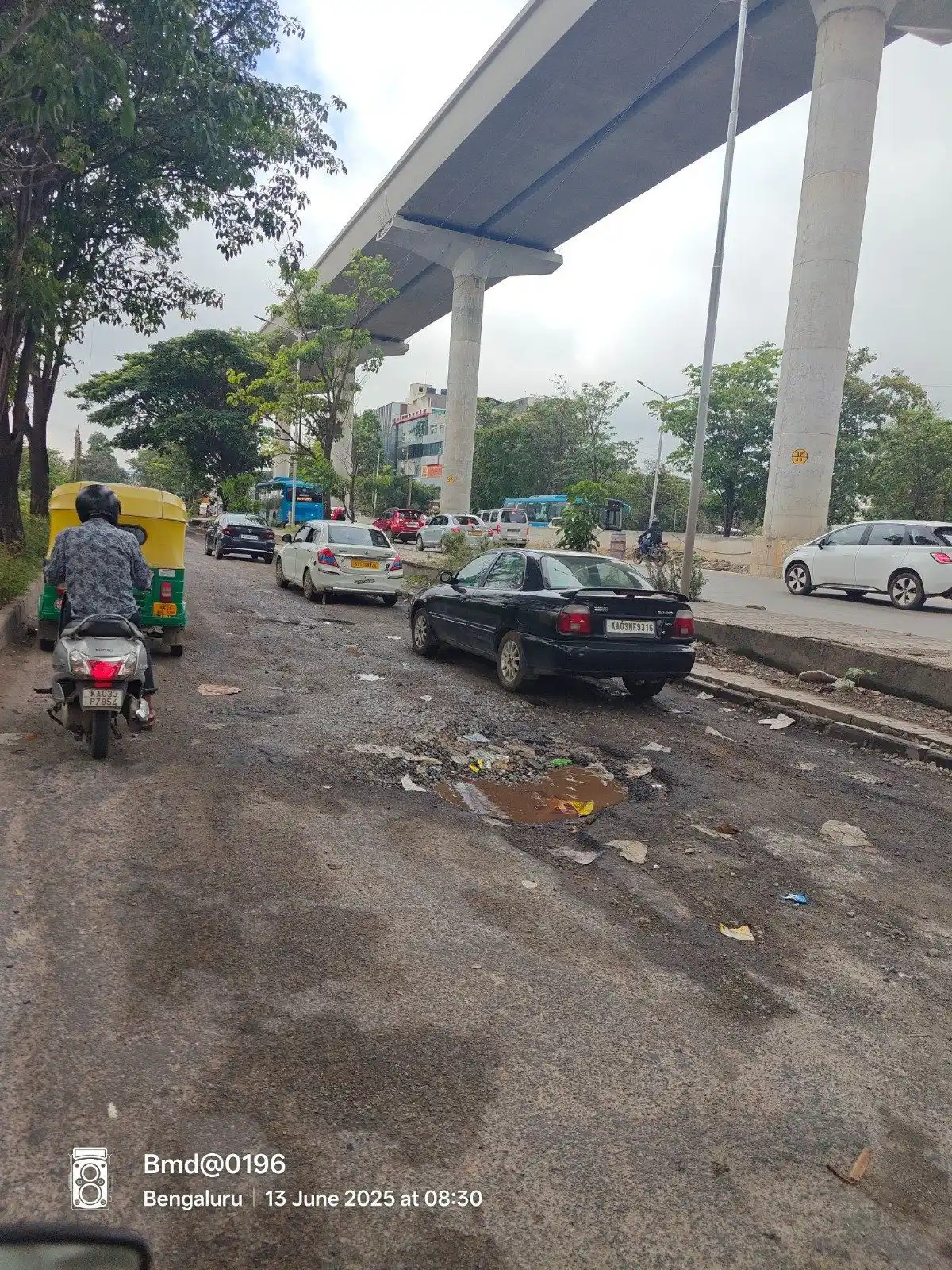 Image from Bengaluru Post: 🚧 *Ramamurthy Nagar Woes*  No matter what BBMP Commissioner say, on-g...