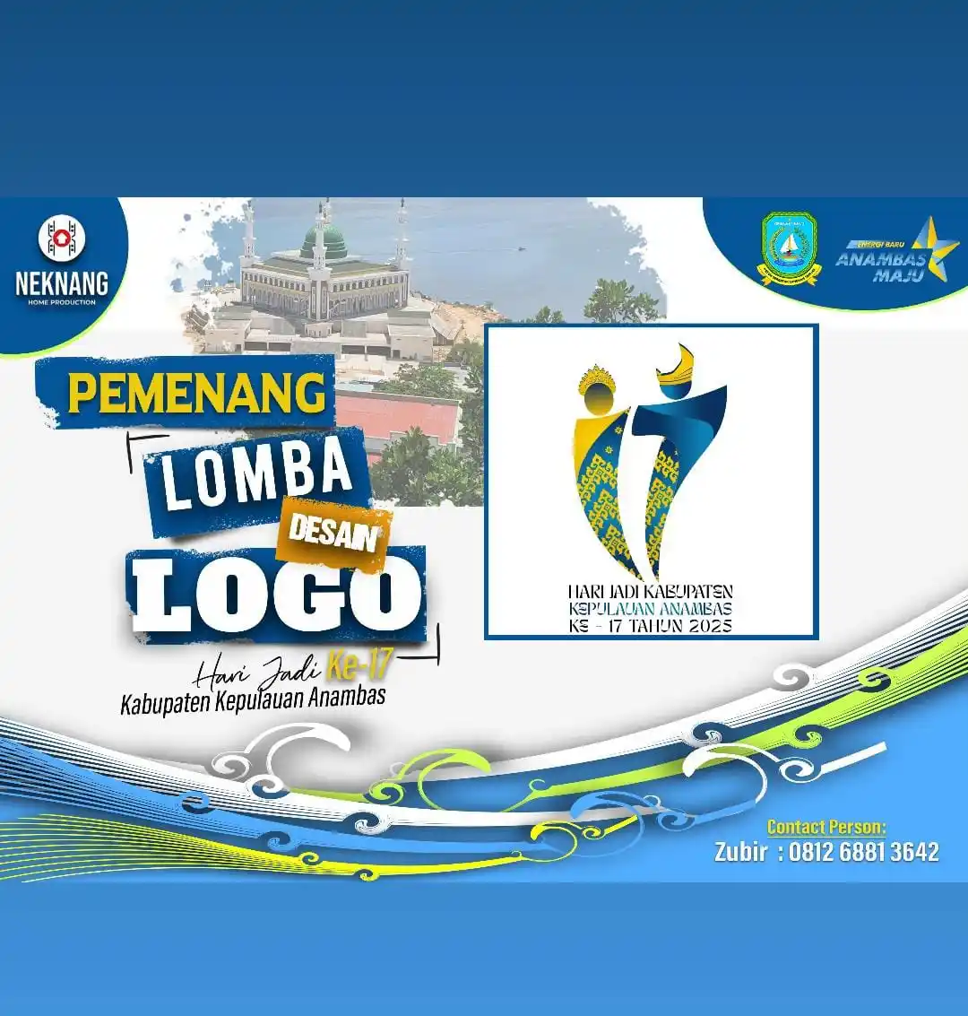 Image from @anambasinfo: 📢Selamat! Kepada @devin_dinata07 Karyanya terpilih sebagai logo Hari ...
