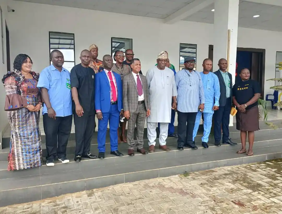 Image from Federal University Oye-Ekiti: Today the 18th June, 2025, the Ag. Vice-Chancellor of the Federal Univ...
