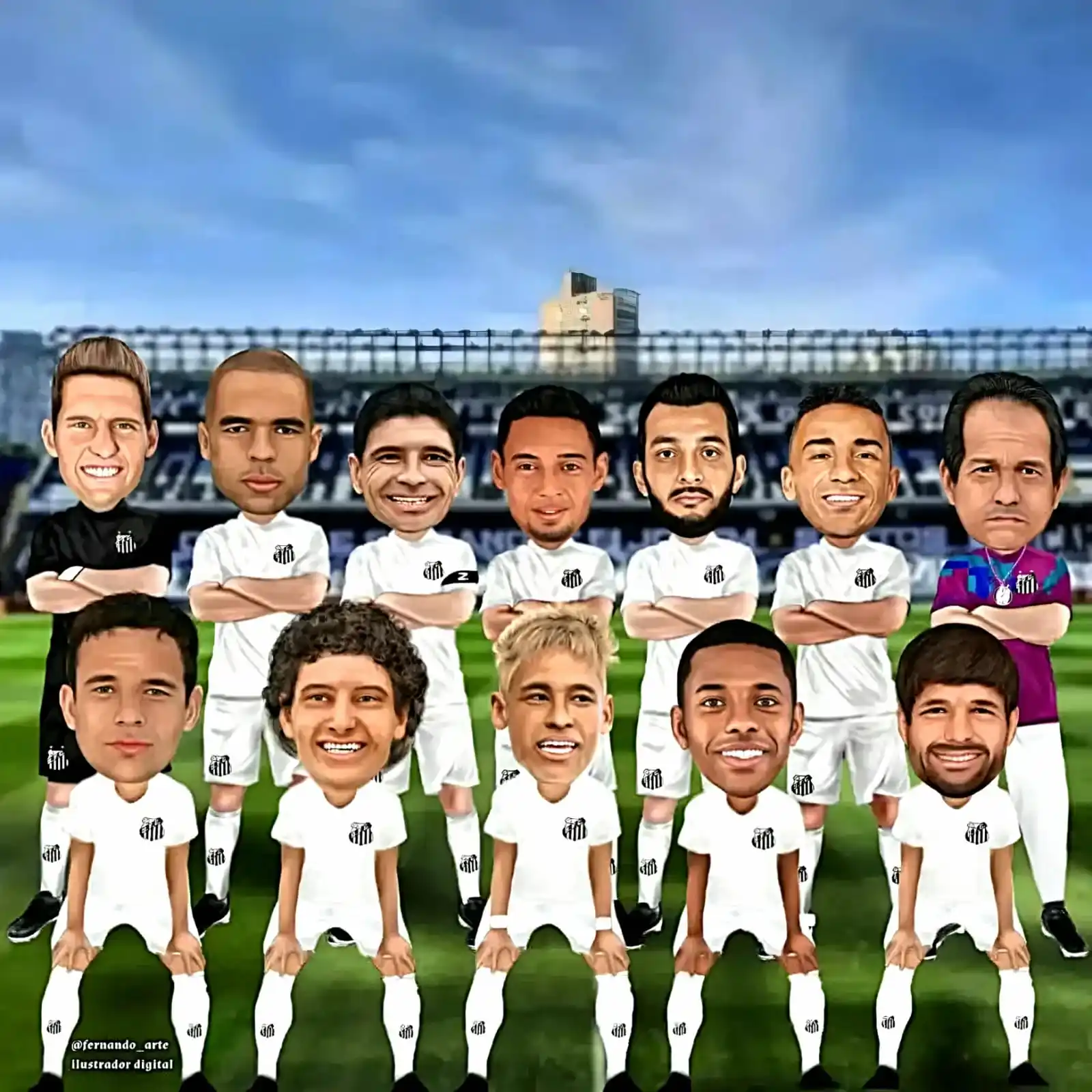 Image from Bolavip | Sou Santos: Torcedor raiz curte sem pensar duas vezes...