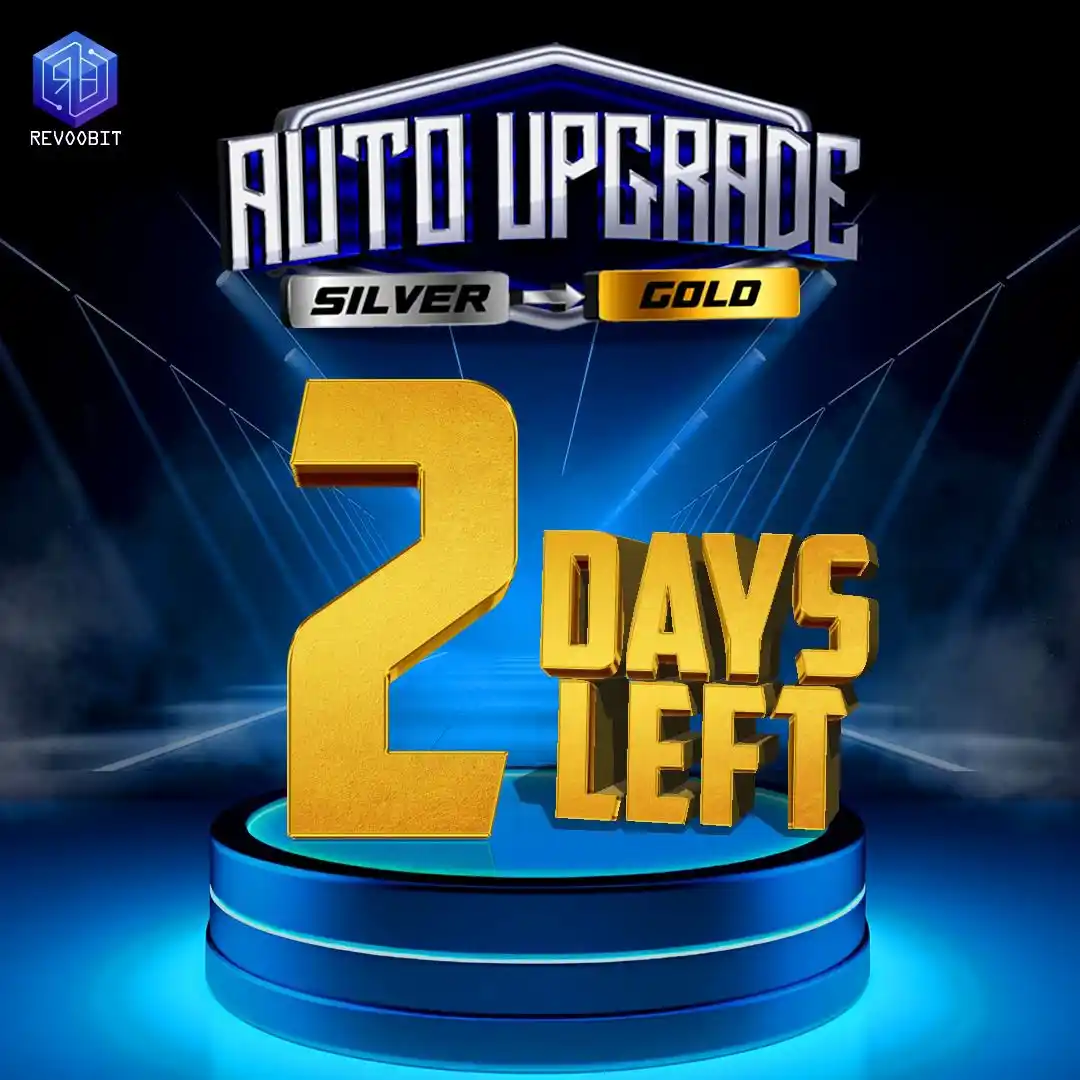 Image from Revoobit Official Channel: 🚨 ALERT! ALERT! ALERT! 🚨 🔥 *SILVER TO GOLD AUTO UPGRADE IS ALMOST ...