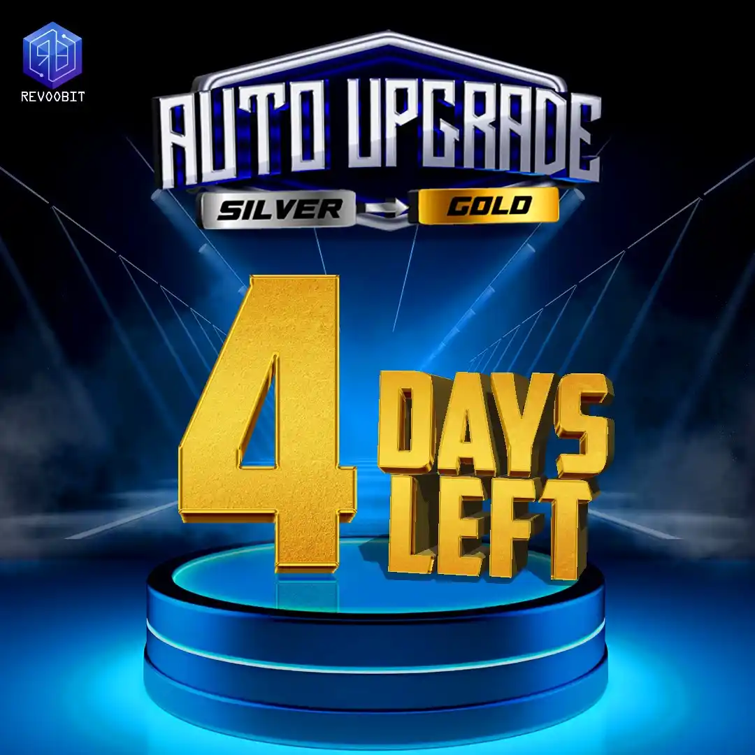 Image from Revoobit Official Channel: 🚨 ALERT! ALERT! ALERT! 🚨 🔥 *SILVER TO GOLD AUTO UPGRADE IS ALMOST ...