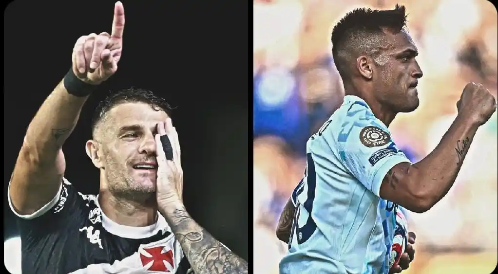 Image from ππ€π©πΜππππ¨ πππ¨ππ€: *Argentinos com 15 ou mais gols em 2025:* *β’ Pablo Vegetti (Vasco) β ...