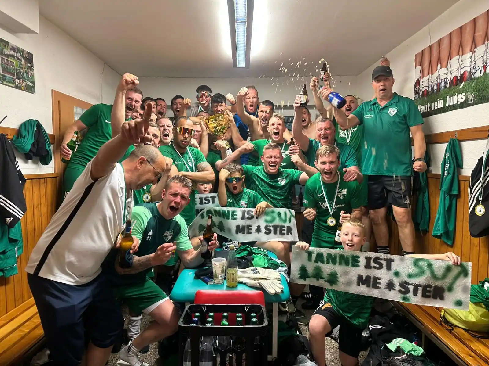 Image from SV Tanne Thalheim Abtl. Fußball 🌲🌲🌲: Aufsteiger! 💚🤍...