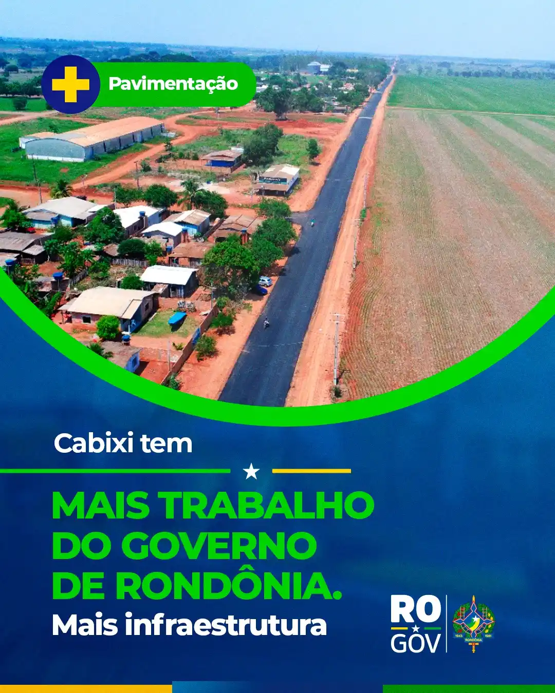 Image from Governo de Rondônia: ✅Cabixi tem mais trabalho do governo de Rondônia!  É mais segurança e ...