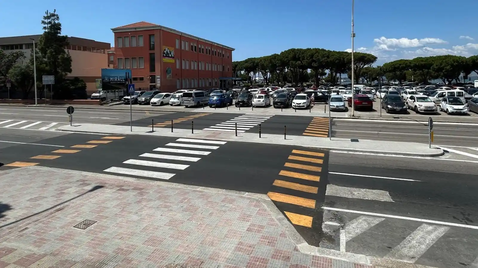 Image from Cagliaripad.it: *Cagliari, ecco 7 nuovi attraversamenti rialzati | Zedda: “Città più s...