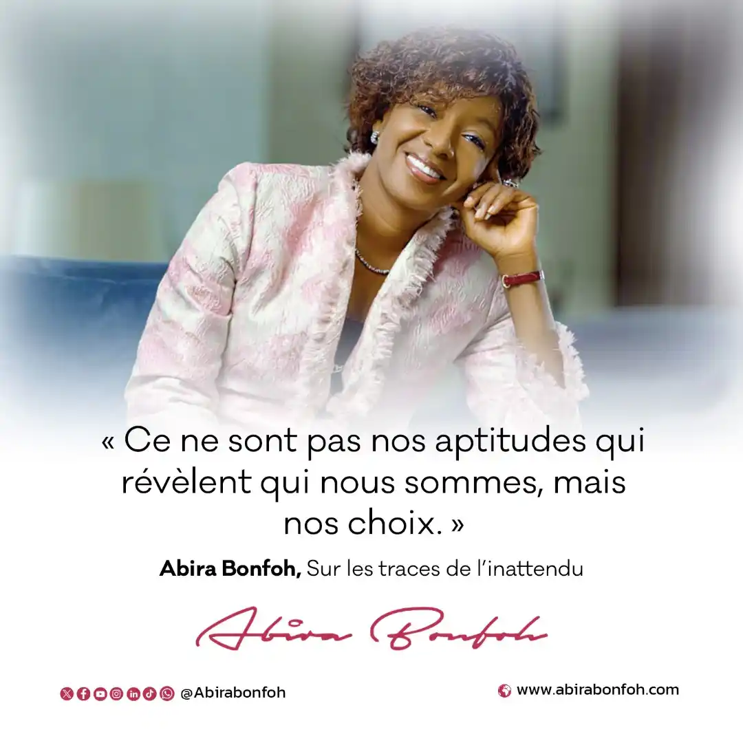 Image from Abira Bonfoh: « Ce ne sont pas nos aptitudes qui révèlent qui nous sommes, mais nos ...